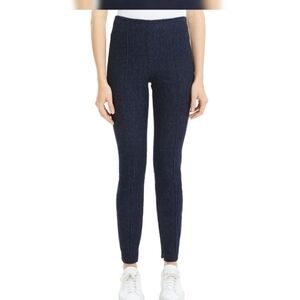 Theory High-Rise Nep Denim dark Wash Skinny Leggings Size 12